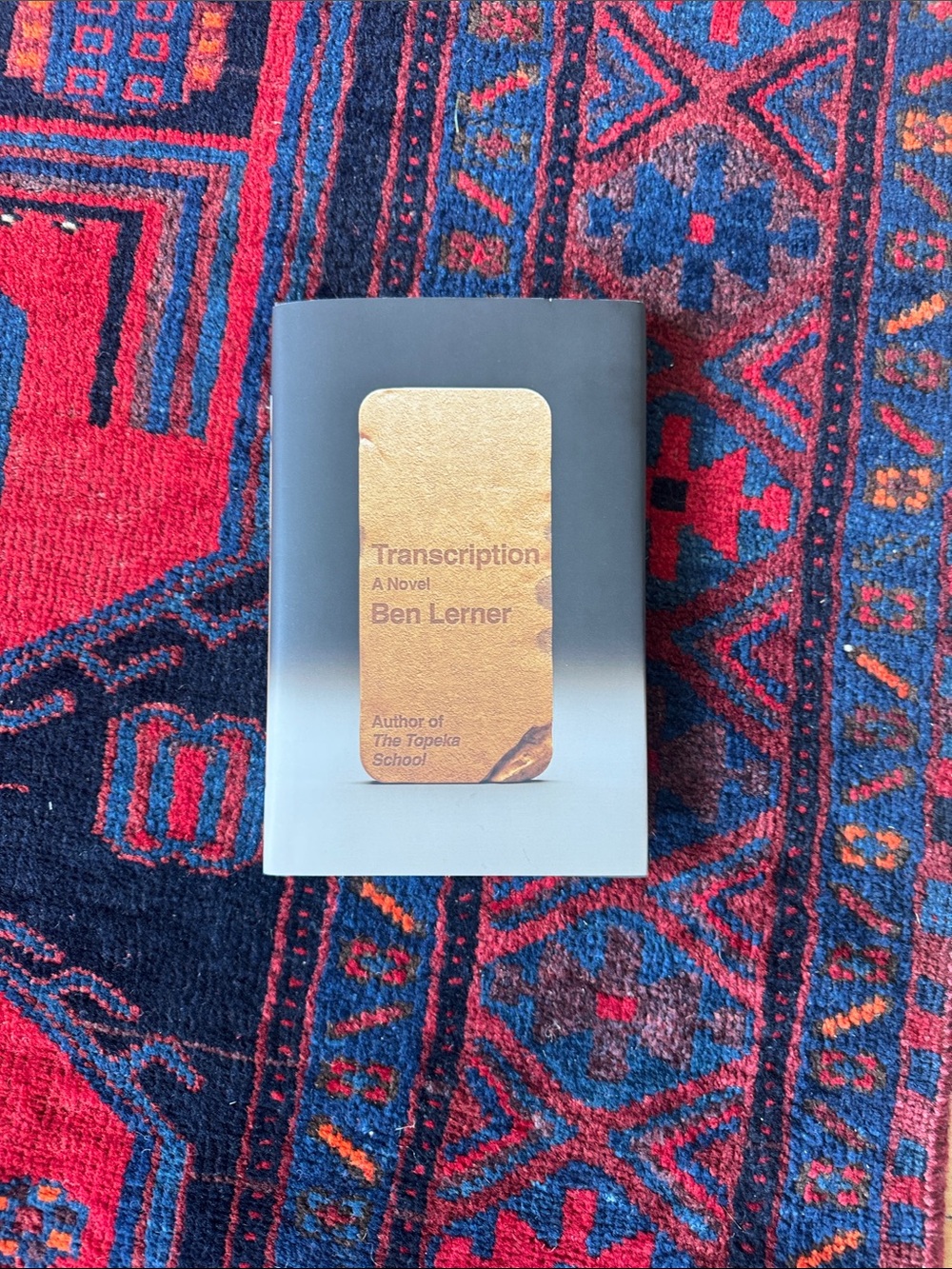 Transcription by Ben Lerner — Gold & Gray Cover